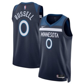 Camiseta Hombre NBA Minnesota Timberwolves D Angelo Russell 2022-23 Nike Icon Edition Navy Swingman
